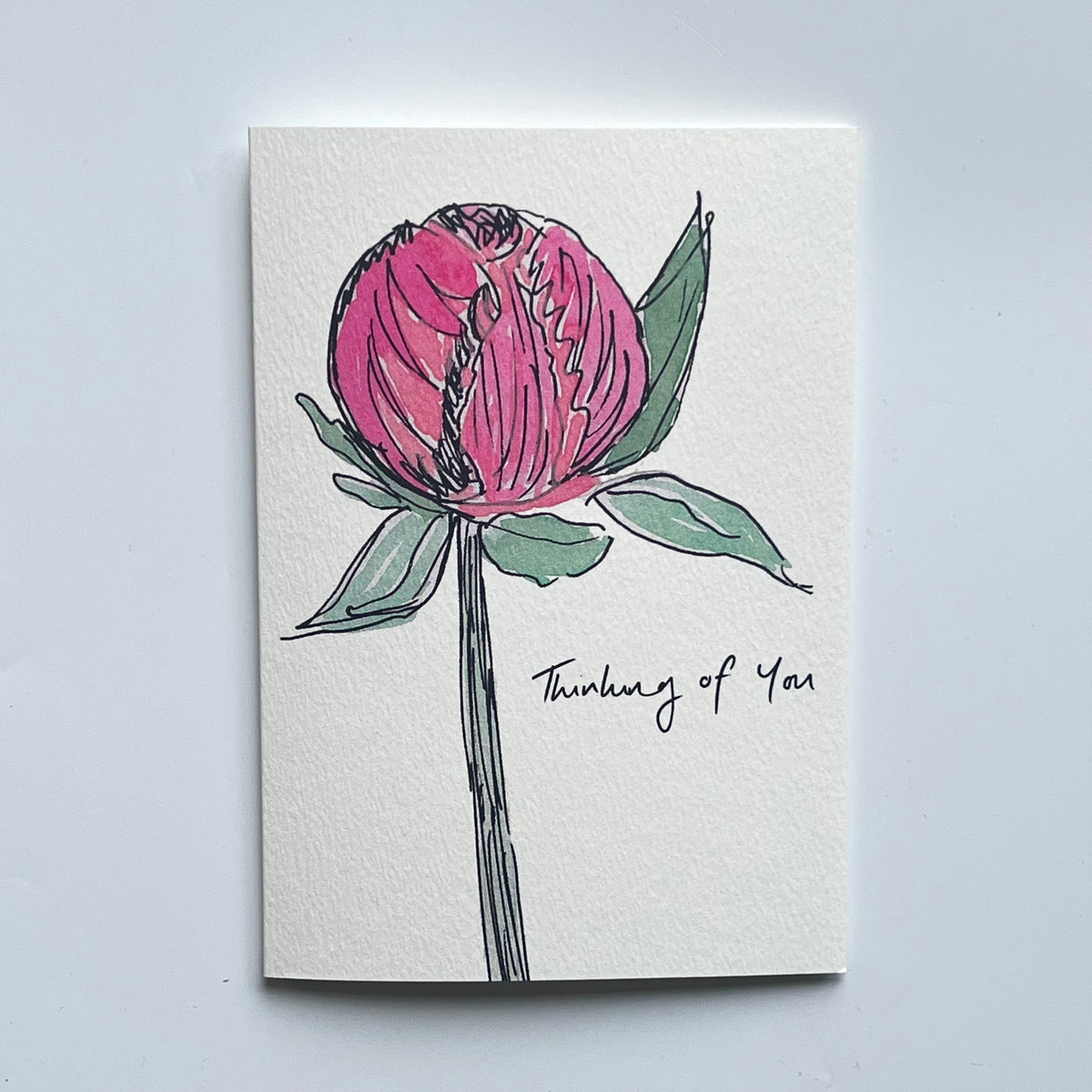 Thinking of You Closed Bud Card | just to say card | condolences card