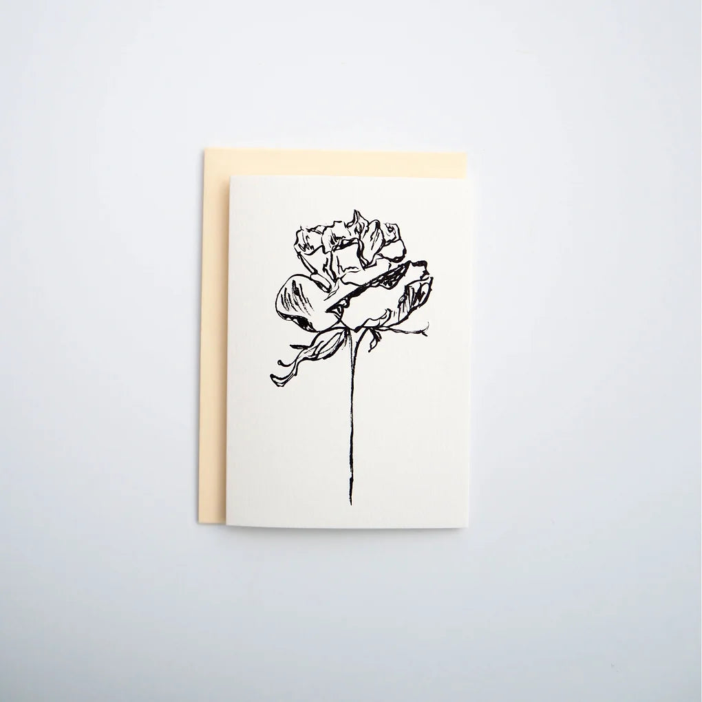 Rose 06 Queen Rose Greeting Card | Rose Notelet Card