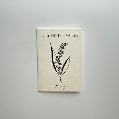 May Birth Flower Card | Lily of the Valley Birthday Cards | Spring Birthday Card
