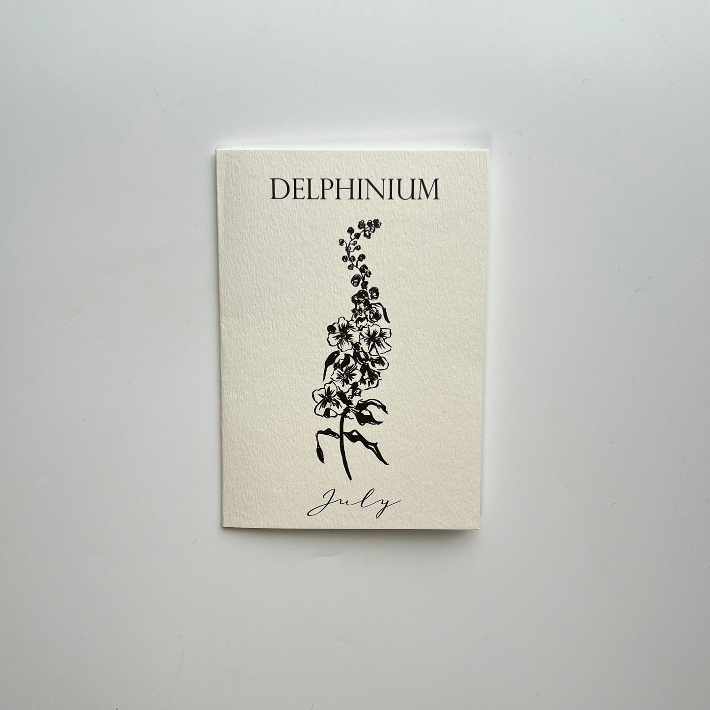 July Birth Flower Card | July Birthday Card | summer birthday card
