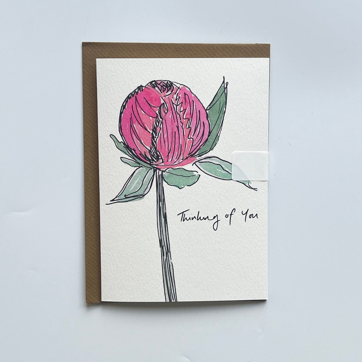 Thinking of You Closed Bud Card | just to say card | condolences card