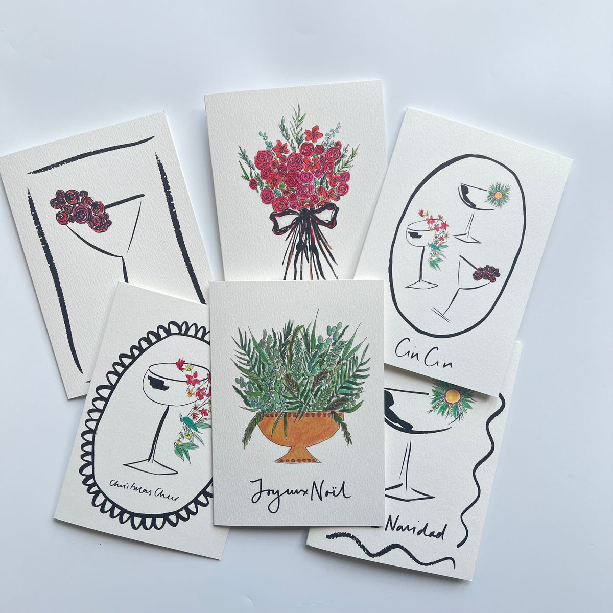 6 Pack Christmas Cards