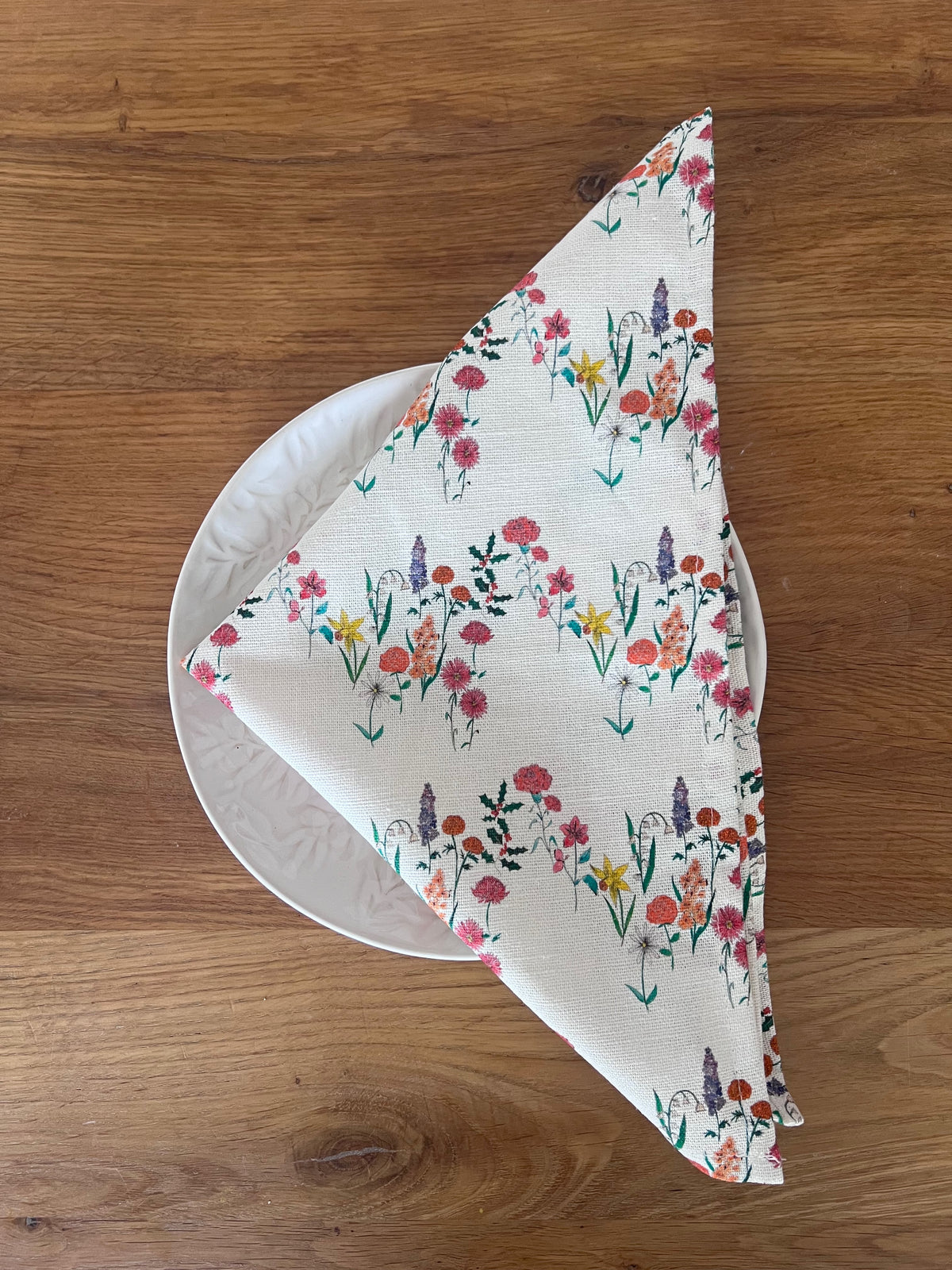 Napkins - Birth Flower Squiggle