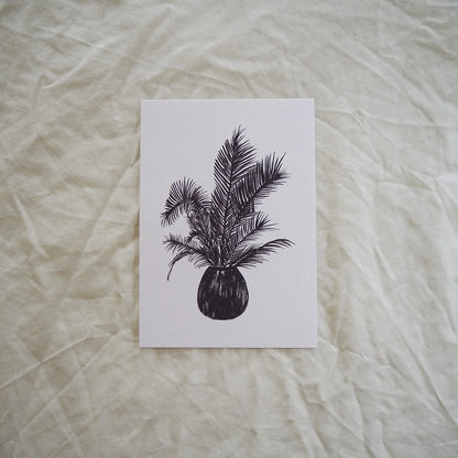 Large Monochrome Palm