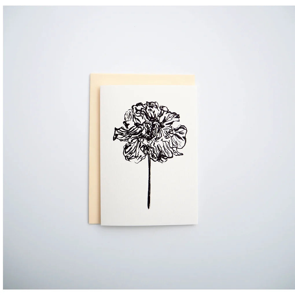 Peony 04 | Peony Greeting Card