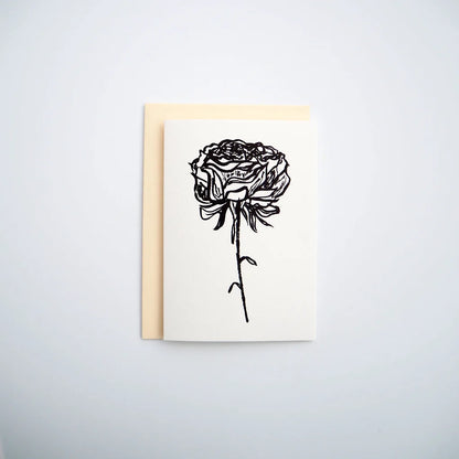 Rose 04 Greeting Card | Beautiful Rose Card | Blank Rose Card