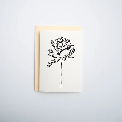 Rose 06 Queen Rose Greeting Card | Rose Notelet Card