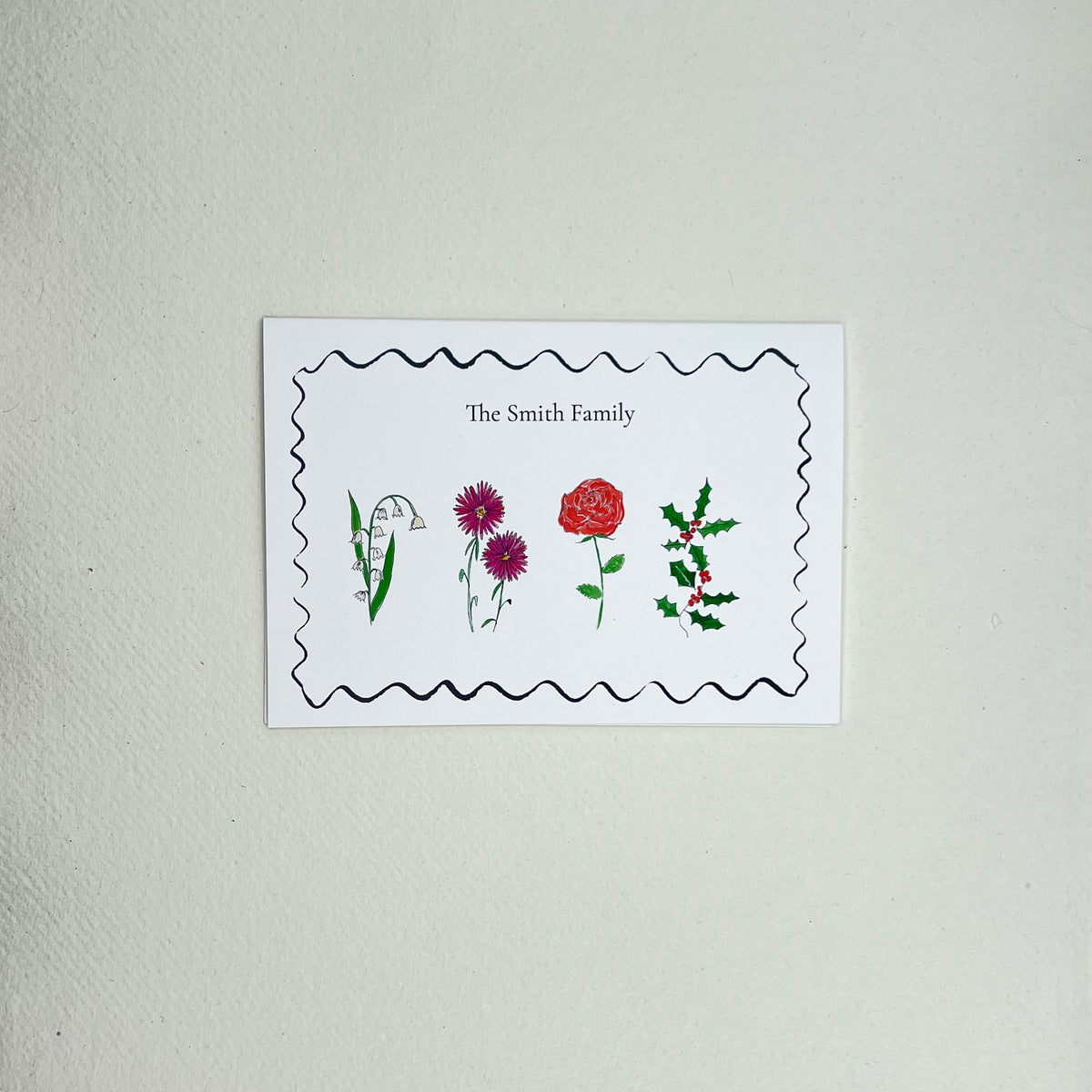 Personalised Family Card - Landscape