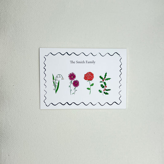 Personalised Family Card - Landscape