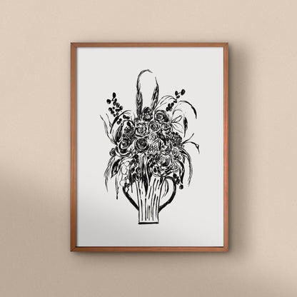 Full Bouquet Art Print