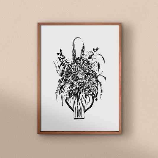 Full Bouquet Art Print