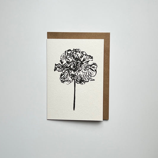 Peony 04 | Peony Greeting Card