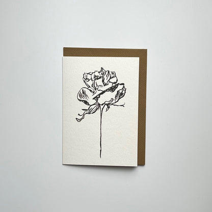 Rose 06 Queen Rose Greeting Card | Rose Notelet Card